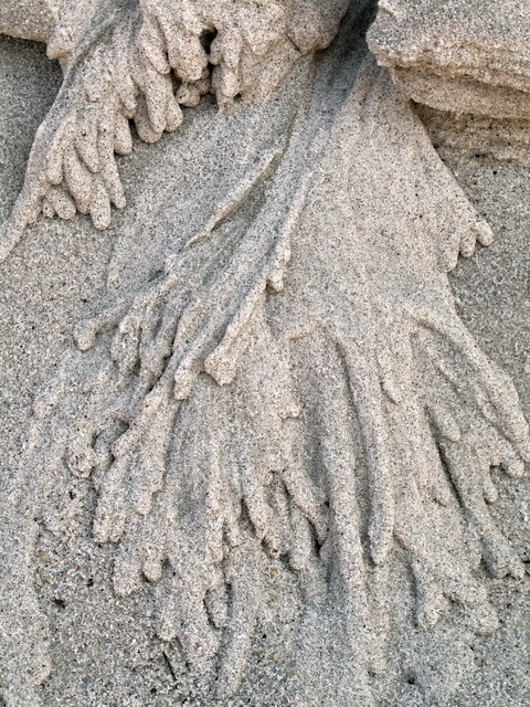 piaskowa rzeźba