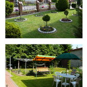 Mój ogródek (przed i za domem)