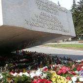 Pomnik Smoleński - widok od środka