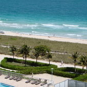 Miami FLORYDA widok z hotelu