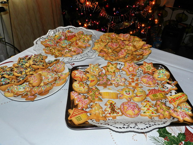 Świąteczne ciasteczka gotowe :-)