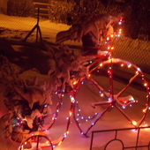 Zimowy rowerek:)