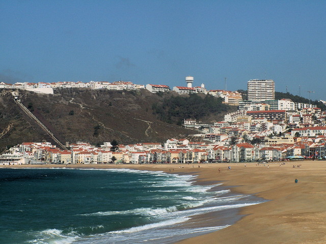 Plaża w Nazare /Portugalia/
