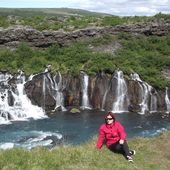 rosliny na islandzkich wodospadach