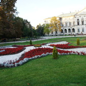 Pałac w parku Krasińskich